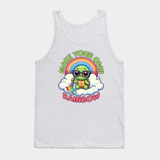 Cute Turtles Make Your Own Rainbow Tank Top